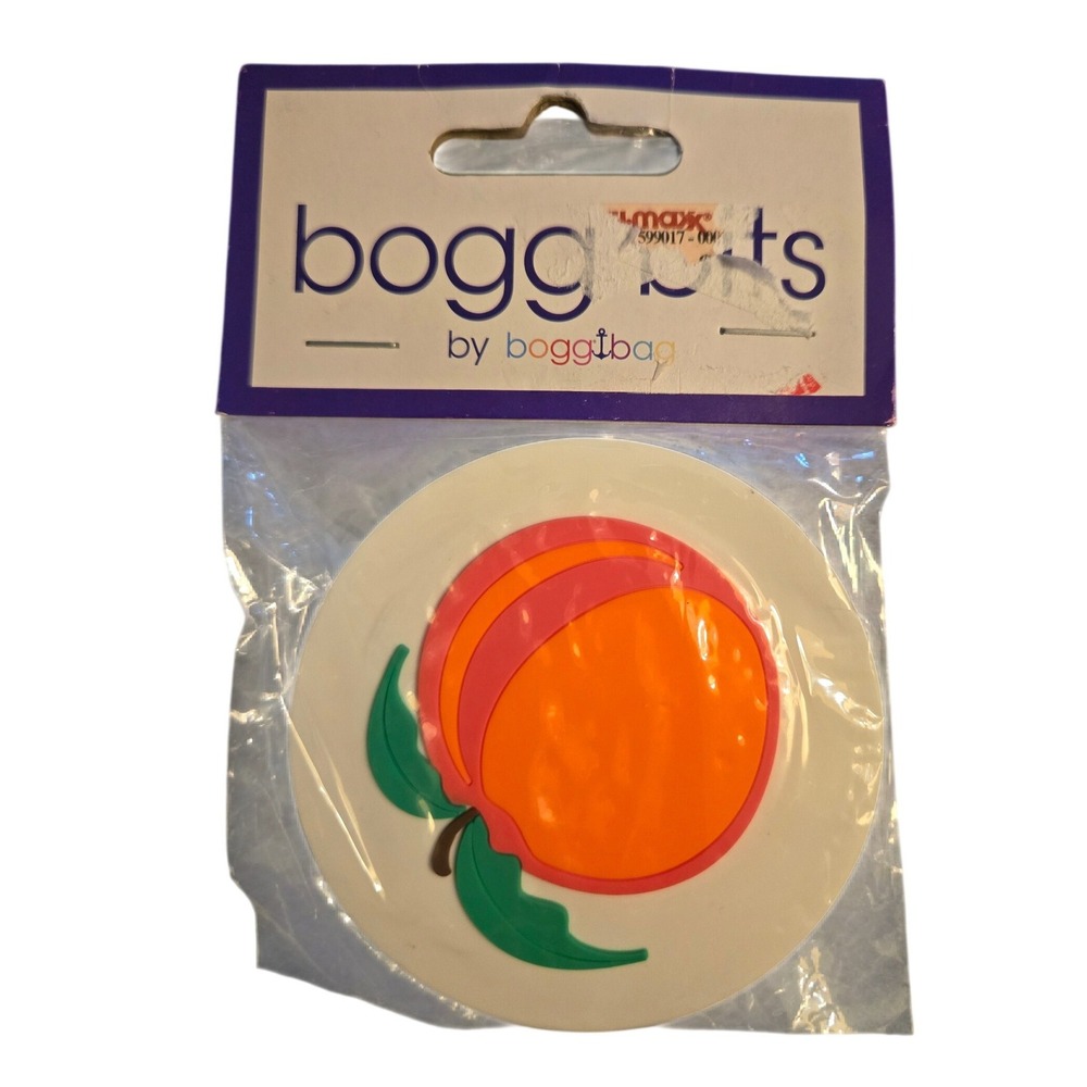 Bogg Bag Bogg Bits Peach Charm Unisex OS Orange NWT Silicone Tote Accessory
